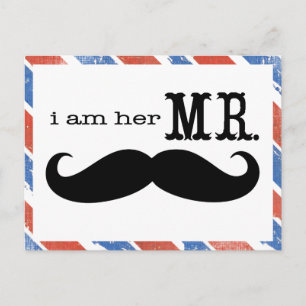 Red White en Blue Ik ben haar Mr. Briefkaart