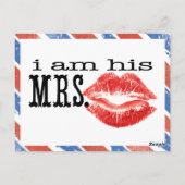 Red White en Blue, ik ben zijn Mrs. Briefkaart (Achterkant)