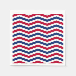 Red White en Blue Napkins Servetten