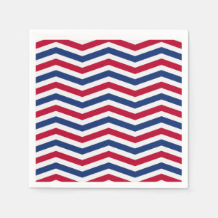 Red White en Blue Napkins Servetten