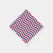 Red White en Blue Napkins Servetten (Hoek)