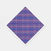 Red White en Blue op 4 juli Servet (Hoek)