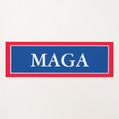 Red White en Blue Patriotic MAGA Yoga Mat (Voorkant (horizontaal))