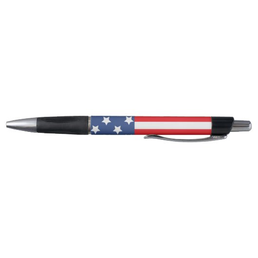 Red White en Blue Patriotic USA American Flag Pen (Bodem)