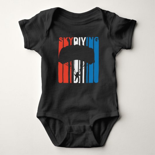Red White en Blue Skydiving Romper (Voorkant)
