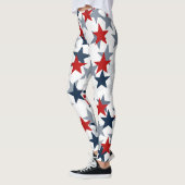 Red White en Blue Star Leggings (Links)