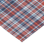 Red White en Blue Tartan Tafelkleed (Gekanteld)