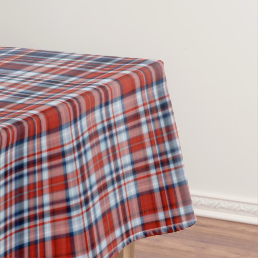 Red White en Blue Tartan Tafelkleed (Voorbeeld)