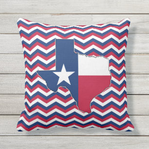 Red White en Blue Texas Decorative Sierkussen