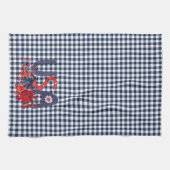 Red White en Blue USA Patriotic Bouquet Theedoek (Horizontaal)