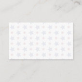 Red White en Due Book Request Baby shower Informatiekaartje (Achterkant)