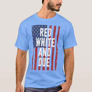 Red White en due pregnancy op 4 juli onafhankelijk T-shirt