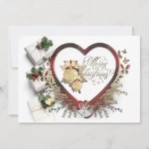 Red White en Green Modern Victoriaans kerst