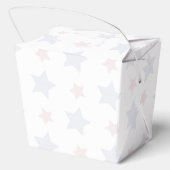 Red White en het Baby shower van de onafhankelijkh Bedankdoosjes (Achterkant)
