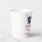 Red White en I Do Heart Zonnebril Vrijgezellenfees Papieren Bekers (Rechts)