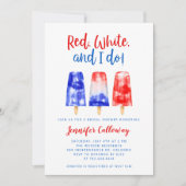 Red White en ik doen op 4 juli Vrijgezellenfeest Kaart (Voorkant)