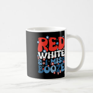 Red White en ik missen Booze Zwanger 4 juli gr Koffiemok