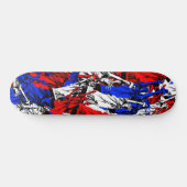 Red White en Liberty Persoonlijk Skateboard (Horizontaal)