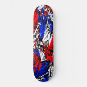 Red White en Liberty Persoonlijk Skateboard (Voorkant)