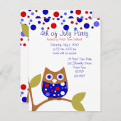 Red White en Who Owl Kaart (Voorkant / Achterkant)