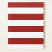 Red White Family Foto Collage Planner (Achterkant)