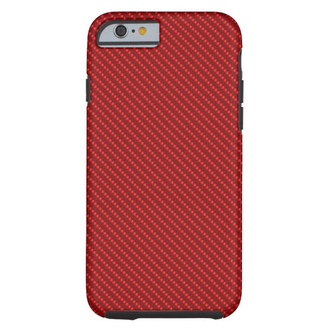 Red White Fiber Base Case-Mate iPhone Case (Achterkant)
