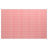 Red White Gingham Classic Check Patroon Stof (Fat Quarter)