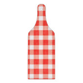 Red White Gingham Pattern Snijplank (Voorkant)