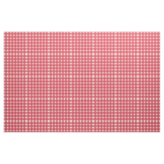 Red White Gingham Pattern Stof (Fat Quarter)