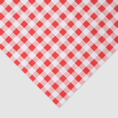 Red White Gingham Pattern Tissuepapier (Detail)