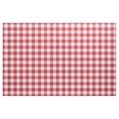 Red & White Gingham Plaid Stof (Fat Quarter)