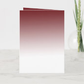 Red White Gold Inspirational Christmas Tree   Kaart (Achterkant)