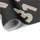 Red, White, Green "31" 31st Event op kerstdag Cadeaupapier (Rol Hoek)