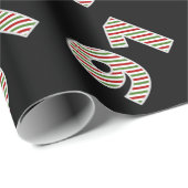Red, White, Green "91" 91st Event op kerstdag Cadeaupapier (Rol Hoek)