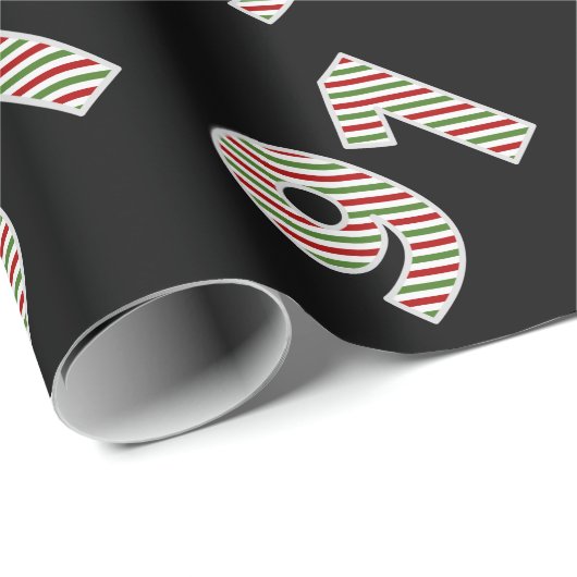 Red, White, Green "91" 91st Event op kerstdag Cadeaupapier (Rol Hoek)