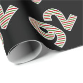 Red, White, Green "92" 92nd Event op kerstdag Cadeaupapier (Rol Hoek)