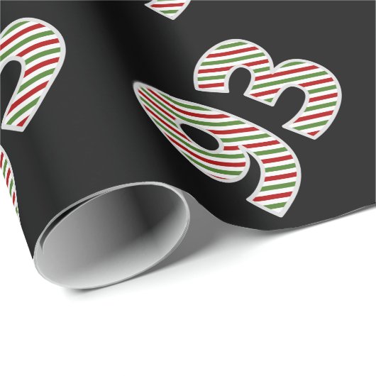 Red, White, Green "93" 93rd Event op kerstdag Cadeaupapier (Rol Hoek)