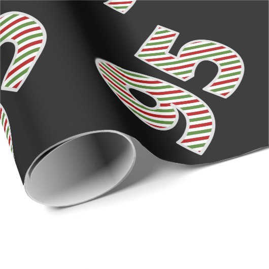 Red, White, Green 95 95th Event op kerstdag Cadeaupapier (Rol Hoek)