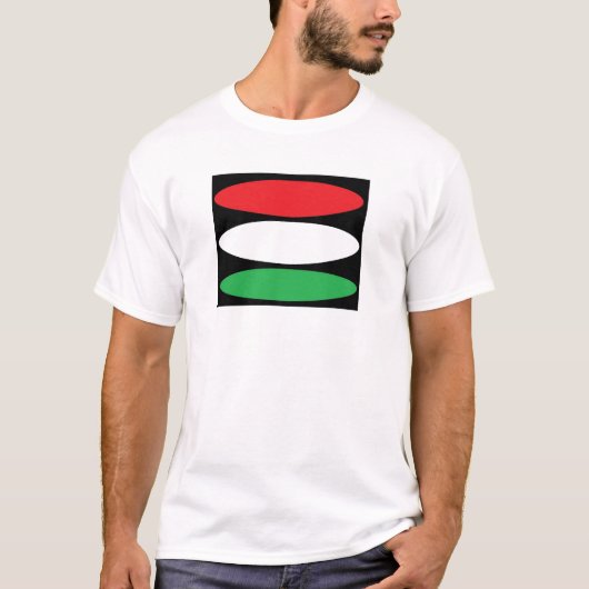 RED WHITE GREEN T-SHIRT (Voorkant)