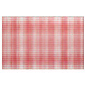 Red White Houndstooth Pattern Fabric Stof (Fat Quarter)