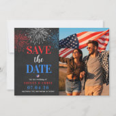 Red White & I Do Save the Date Kaart (Voorkant)