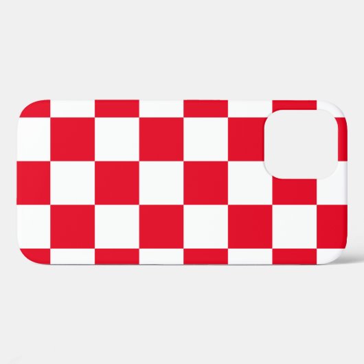 Red White Kroatische checkkers Hoesje-ate iPhone C Case-Mate iPhone Case (Achterkant (horizontaal))