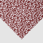 Red White Leopard Print Tissuepapier (Detail)