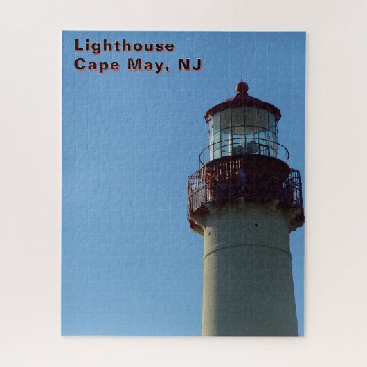 Red White Lighthouse, Cape May, Verenigde Staten Legpuzzel (Verticaal)