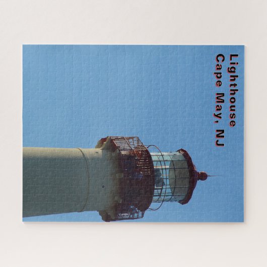 Red White Lighthouse, Cape May, Verenigde Staten Legpuzzel (Horizontaal)