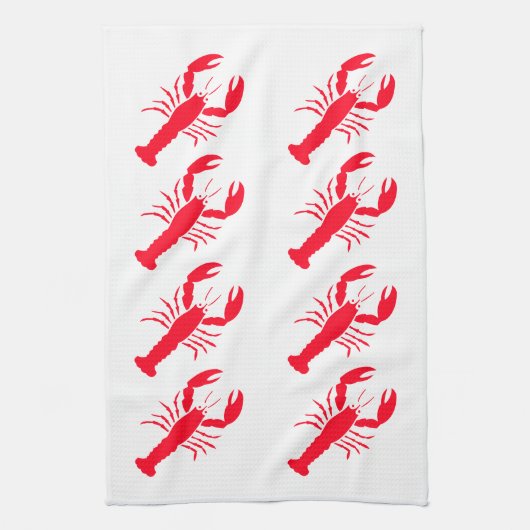 Red White Lobster Seafood 4Nicholas Theedoek (Verticaal)