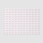 Red & White Love Arrow-Valentijnsdag Tissuepapier (Voorkant)