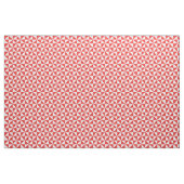 Red White Modern Triangles Pattern Fabric Stof (Fat Quarter)