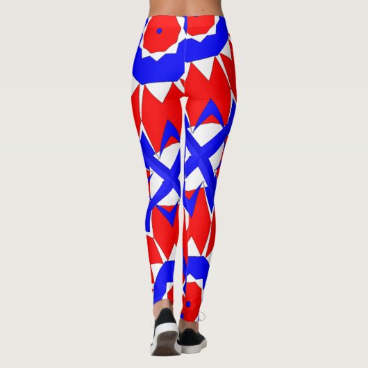 Red White N Blue Leggings (Achterkant)