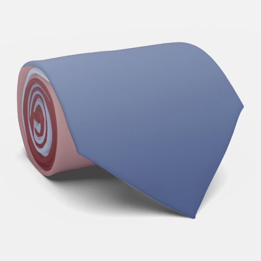 Red White Ombre Stropdas (Opgerold)